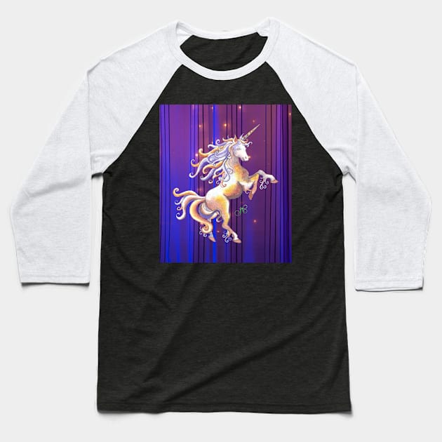 Unicorn Baseball T-Shirt by LibrosBOOKtique